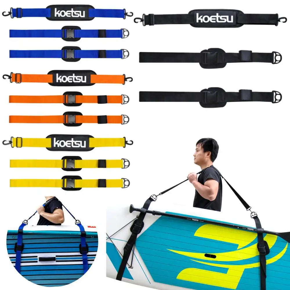 Surfboard Shoulder Strap Adjustable Stand Up Surf Paddle Board Strap Sups Board Carrier Accessories Portable Paddle Board Sling