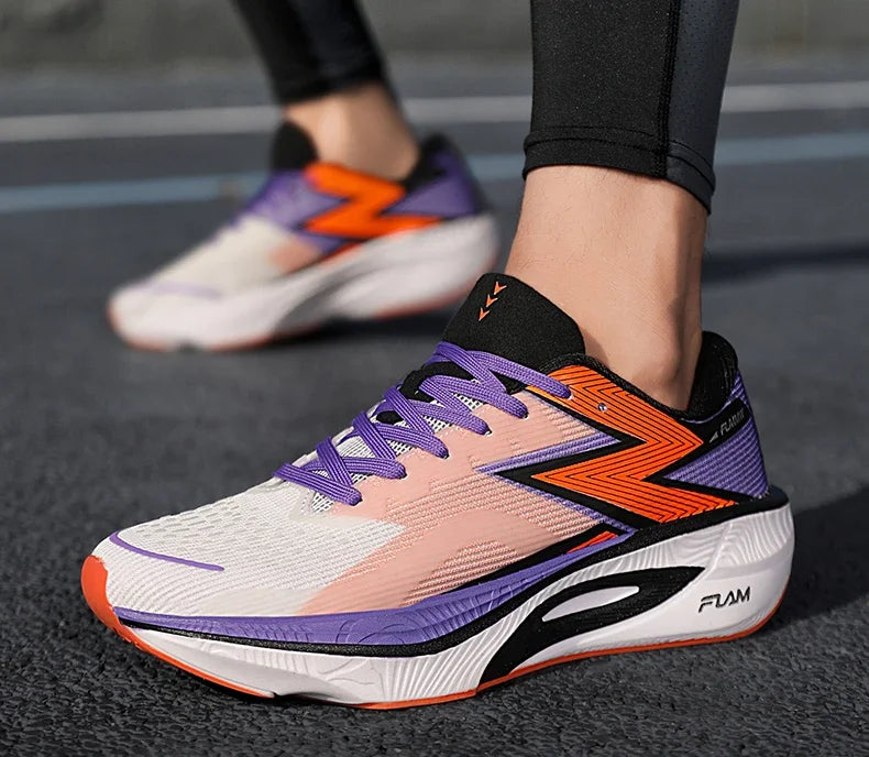 Running Shoes Carbon Board Speciality Marathon Men Sports Breathable Lightweight Women's Comfortable Athletic Nonskid Sneakers