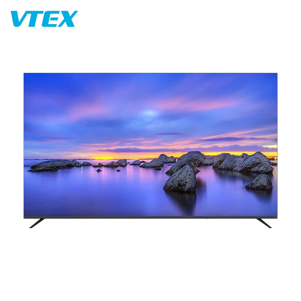 Frameless Big Screen Smart Television UHD High Quality Outdoor Protective Case 75 Inch TV Advertising Online TV Android