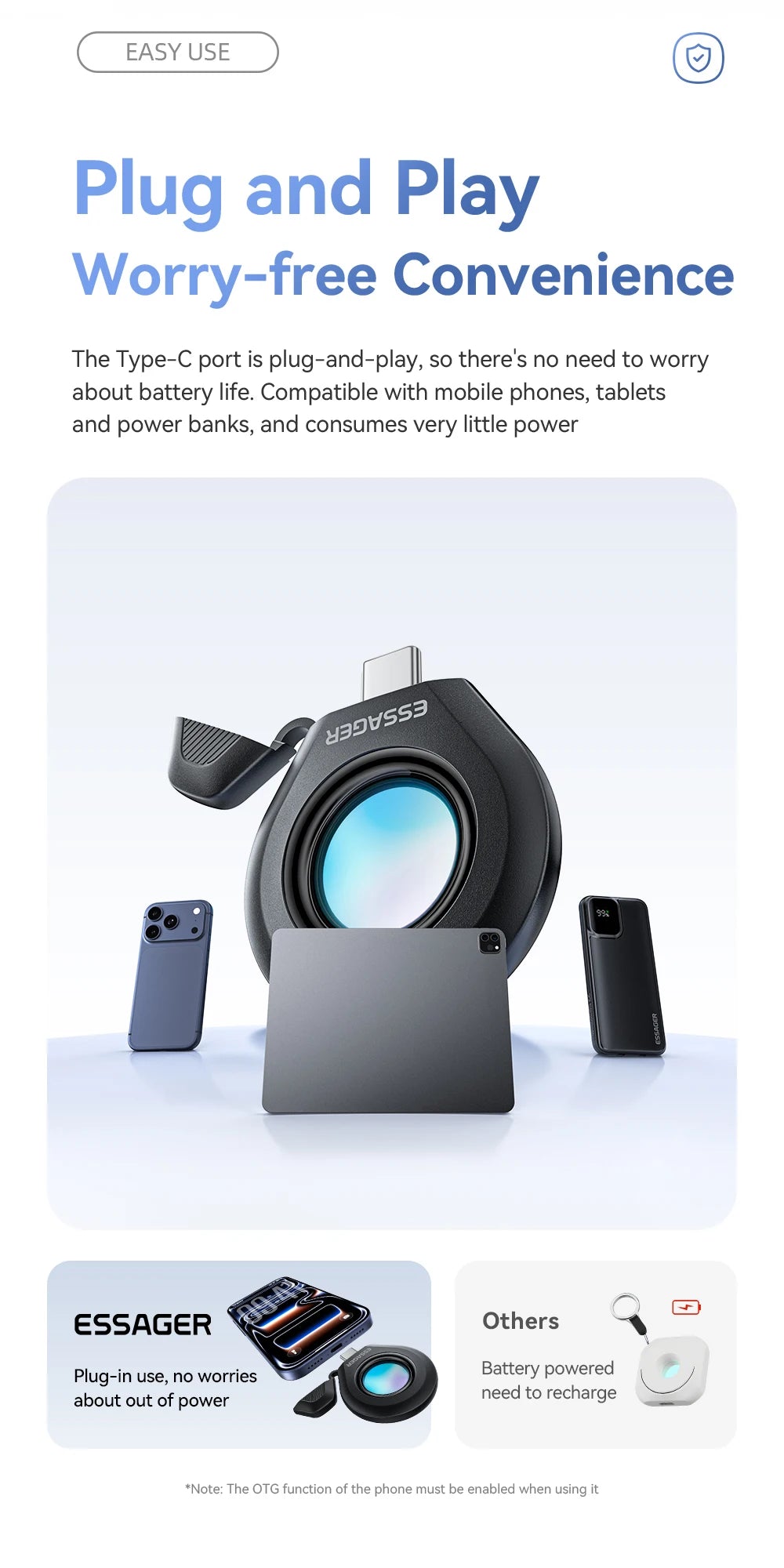 Essager Camera Infrared Detector Safe&Anti-Peeping Protection Detector Hotel Pinhole Lens Detect Security Alarm Anti Spy Candid