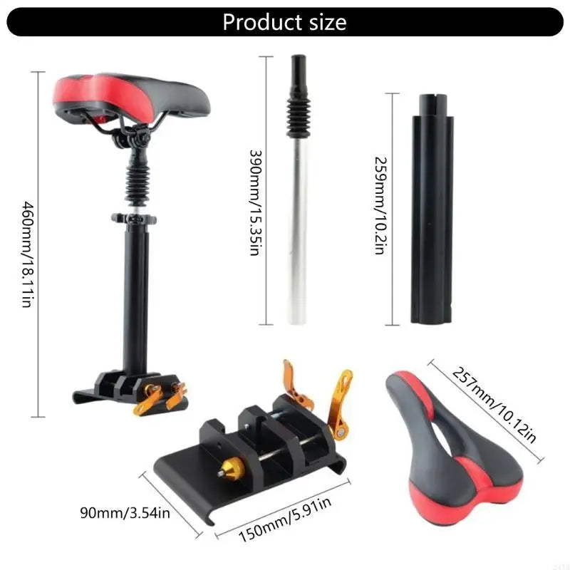 Electric Scooter Saddles Electric Scooter Seats Adjustable Scooter Seats Attachments Folding Scooter Seats Replacements