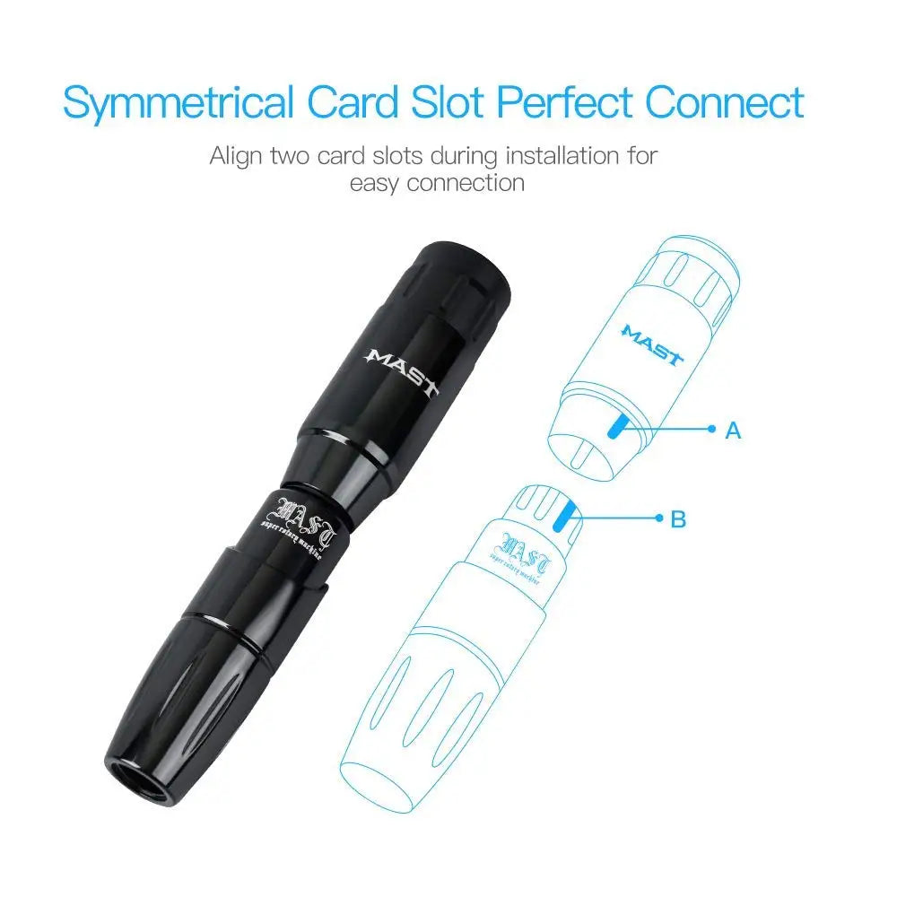 Mast Tour Tattoo Machine Permanent Makeup Pen Wireless Battery Coreless Motor Professional Rotary Cartridges Gun for PMU Artist