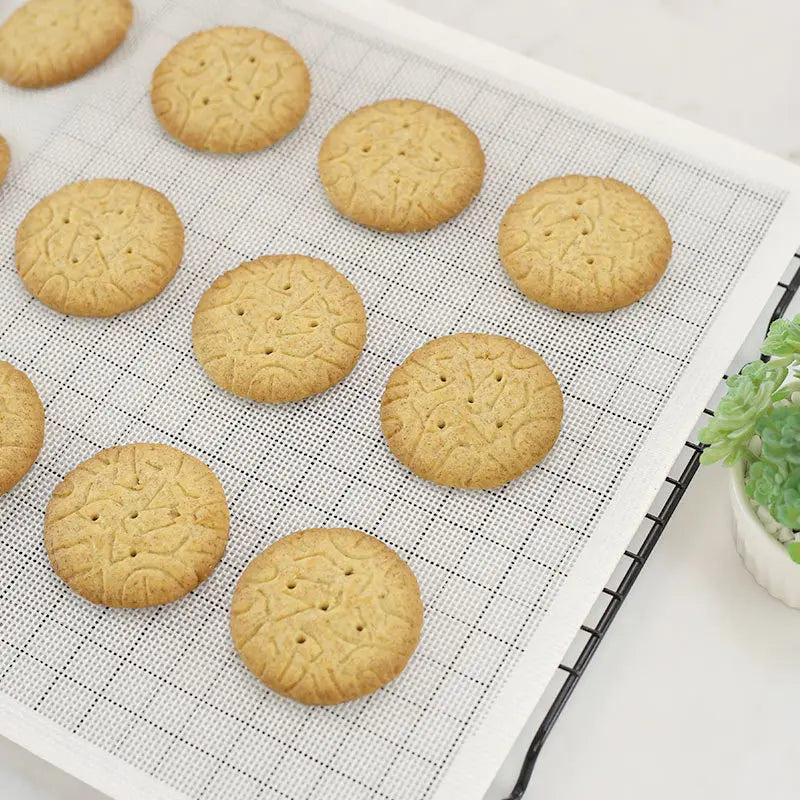 30*40cm Baking Mat Non-Stick Silicone Grid Pad Flat Mats For Cookies Pastry Snacks Baking Tools Accessories Kitchen Gadgets