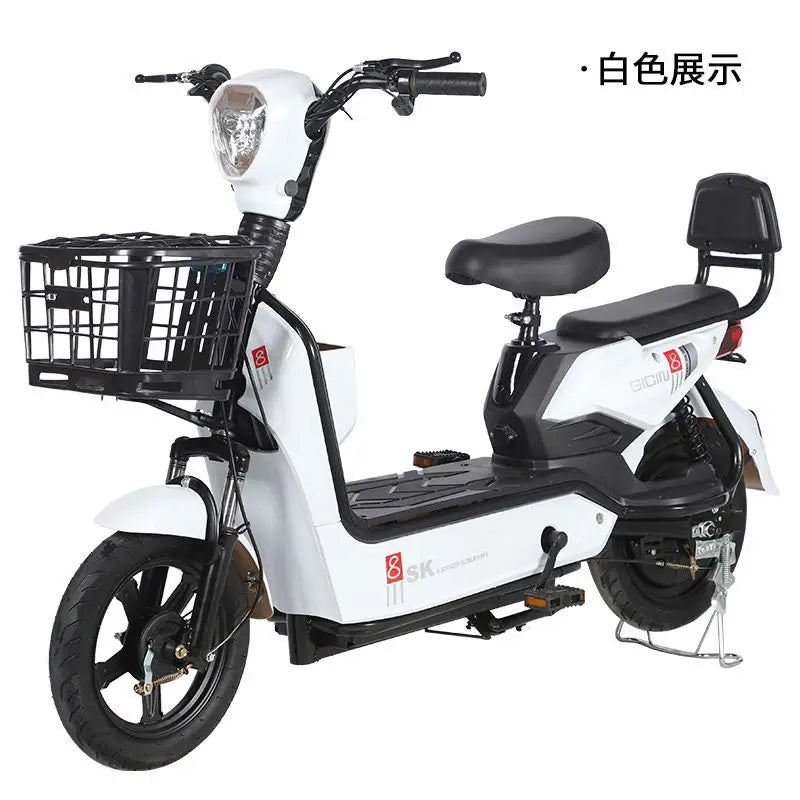 48V two wheel electric scooter adult daily commuter battery powered e bike