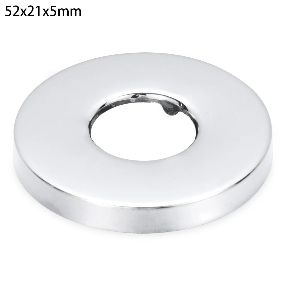 1Pc Stainless Steel Shower Kitchen Faucet Decorative Cover Wall Flange Self-Adhesive Pipe Wall Covers Bathroom Accessories New