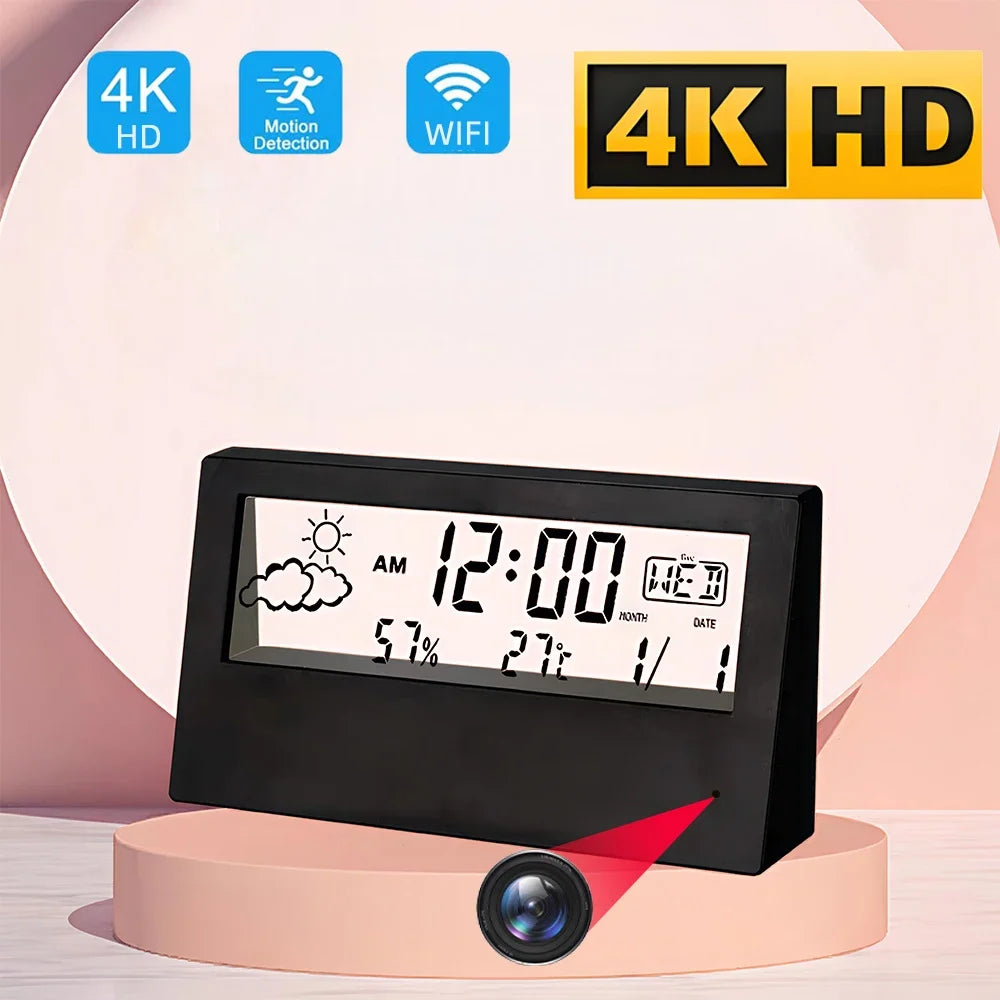 HD 4K Mini WiFi Camera, Improved Clarity, Supports Motion Detection, Remote Viewing, Wireless Home Nanny Style Camera