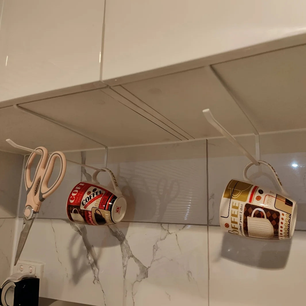 Wall Mount Kitchen Organizer Holds Plastic Wrap Dishcloth Aluminum Foil Dispenser Includes Paper Towel Holder