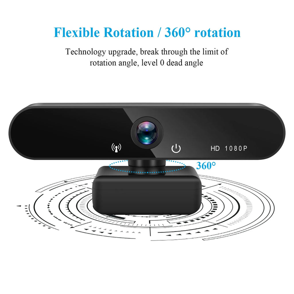 Full HD 4K Computer Web Camera 2K 1080P USB 3.0 Plug Webcam for Youtube Skyper Facebook Ins Online Video Chat Mircophone 30fps
