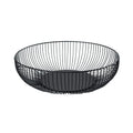 Black Storage Basket Creative European Fruit Snacks Candy Basket Desktop Bedroom Kitchen Fruit Basket Decorations Iron Hollow