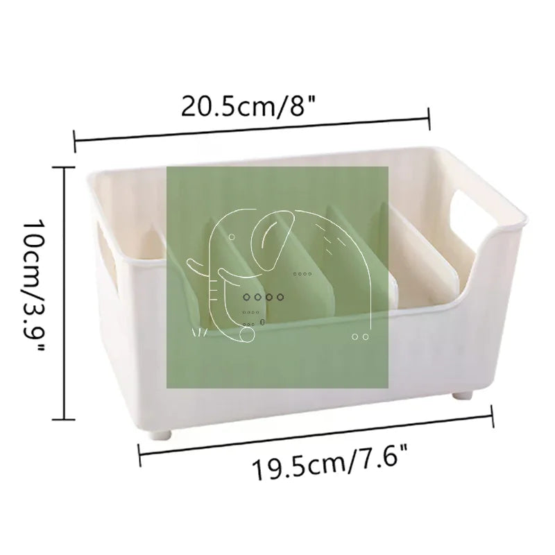 Plastic Food Packet Organizer Bins for Kitchen Drawer Storage Snack Bags Sugar Packets Dividers Fridge Cabinet Seasoning Holders