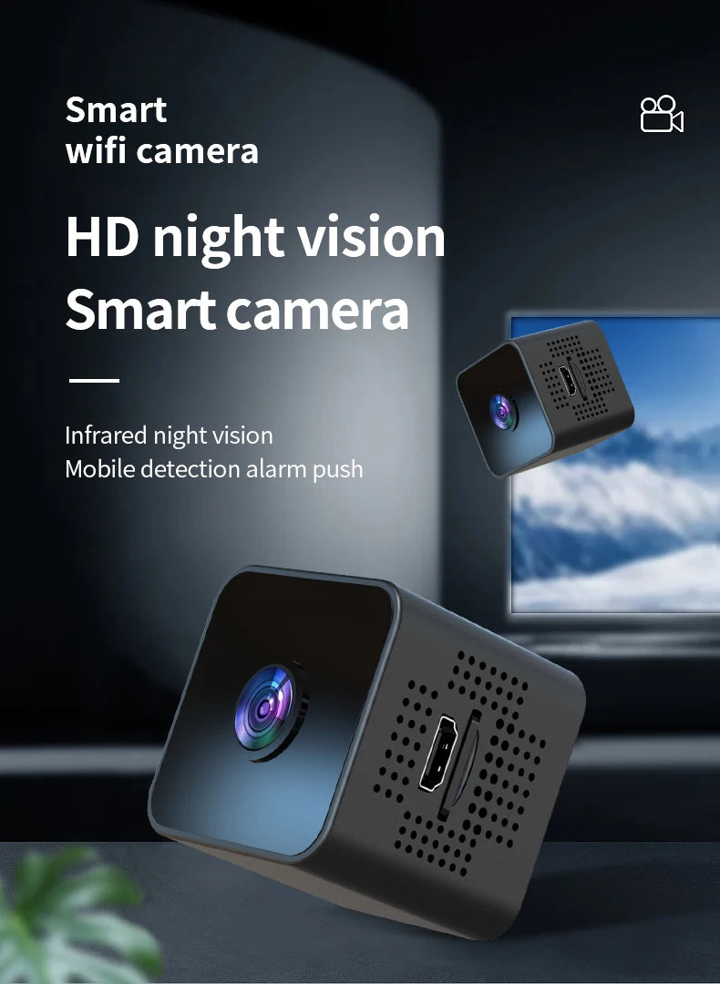 Mini Camera WiFi 1080P HD Wireless Security Monitor For Home Night Version Protection Remote Intelligent Camcorder 2026 New ﻿