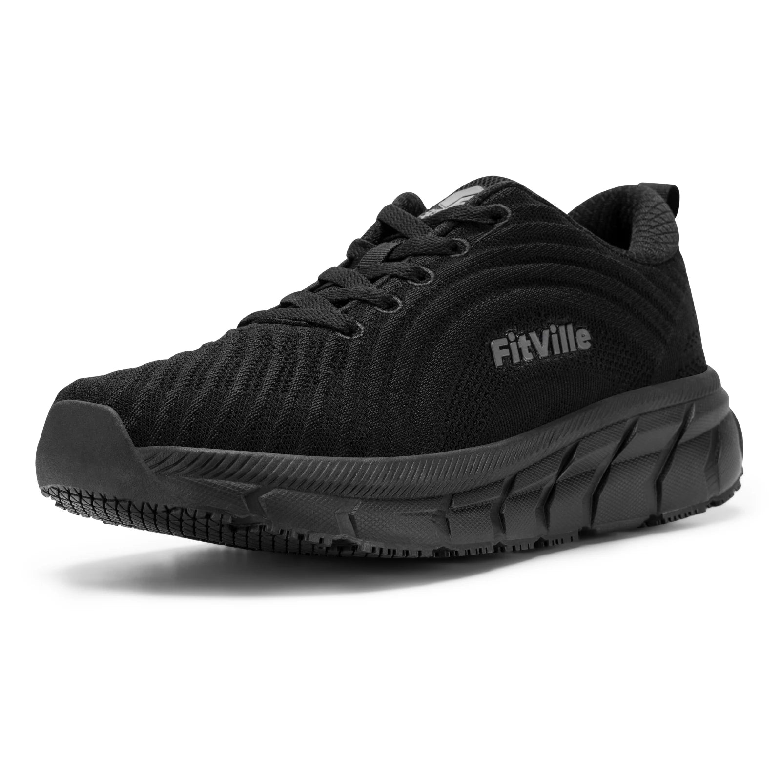 FitVille Wide Toe Box Shoes for Men Cushioned Well Extra Wide Width Shoes Non Slip Wide Lightweight Breathable Running Shoes