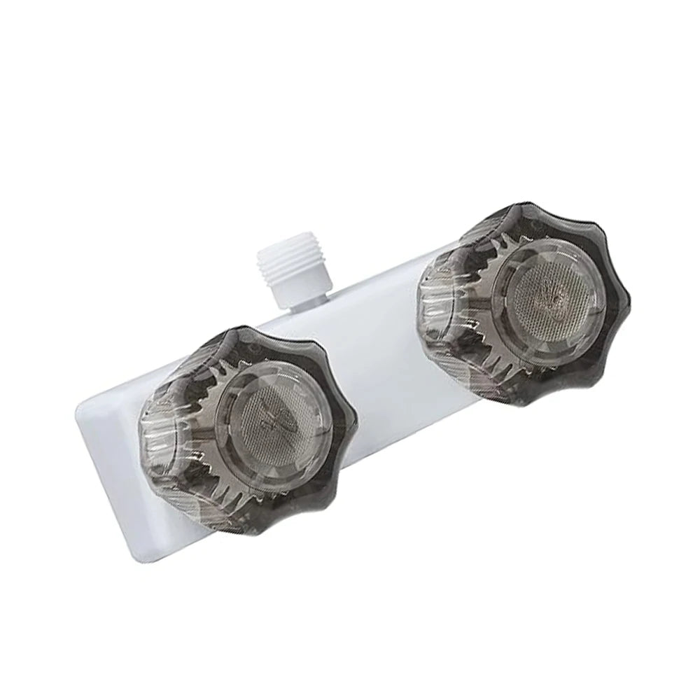 4 Inch RV Camper Faucet Mixing Valve Hot and Cold Bathroom Shower Switch with Water Supply Motorhome Travel Trailers B09JZGH72T