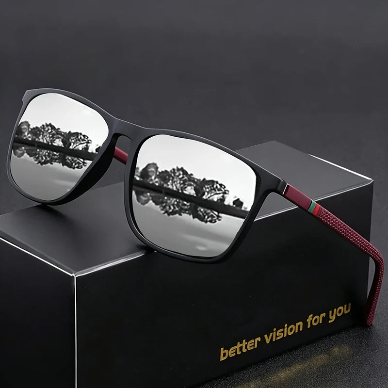 Vintage Trendy Square-Frame Glasses, Suitable for Driving and Vacation, Also an Ideal Gift for Gifting.