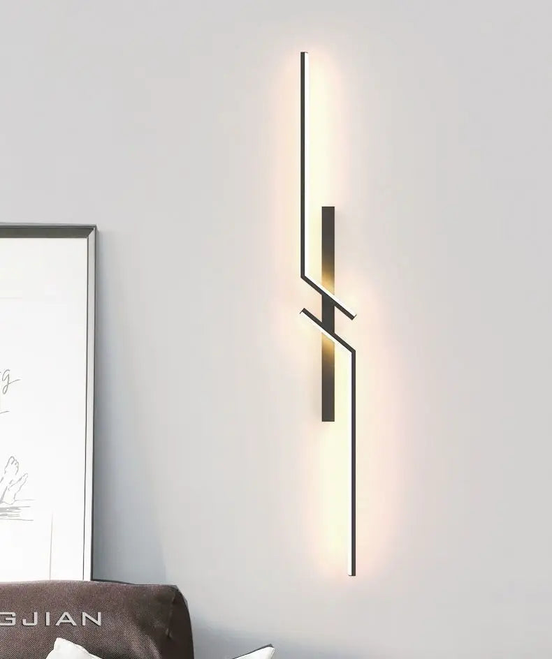 Modern Minimalist LED Wall Lamps - Bedside Interior Lighting for Living Room Bedroom Stairs - TV Backlight Wall Decor Lights