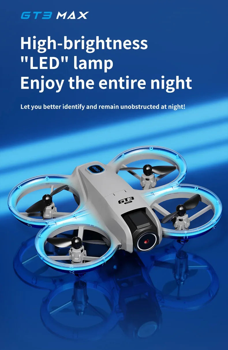 2026New GT3 MAX Drone 8K HD 4.3" Remote Control Headless Mode Helicopter 360° Flip Quadcopter Toys Mini Drone Fors Kid Toy Gifts