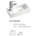 Mini Wall Hanging Wash Basin Balcony Ultra Narrow Bathroom Sinks Ceramic Platform Basins Home Bedroom Wall-mounted Washbasins