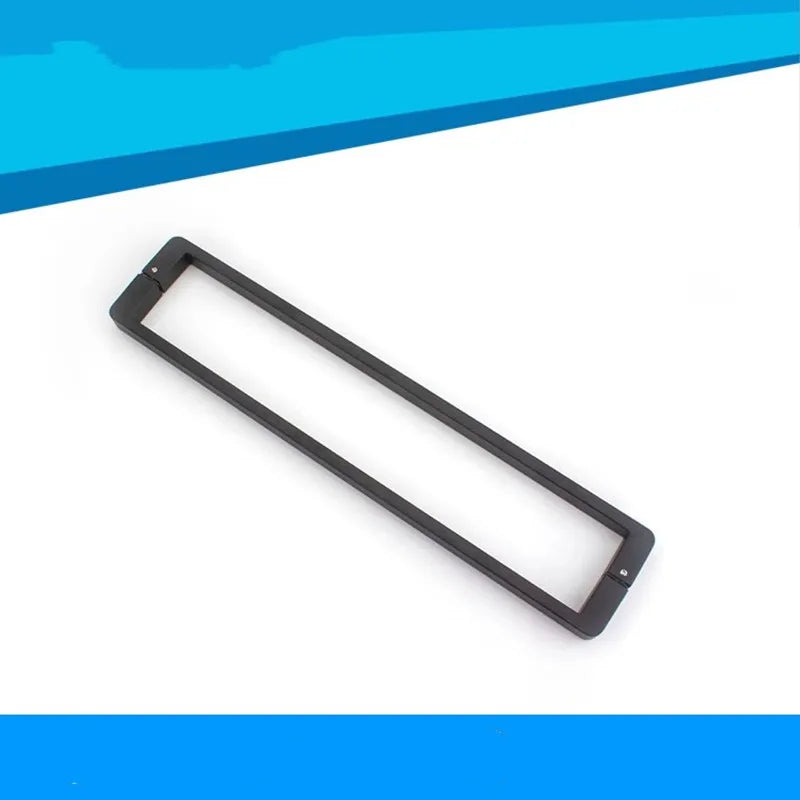 Shower Room Accessories, Bathroom Glass Door, Stainless Steel 440mm Matte Black, Double Sided Pull Handle (LQD105)