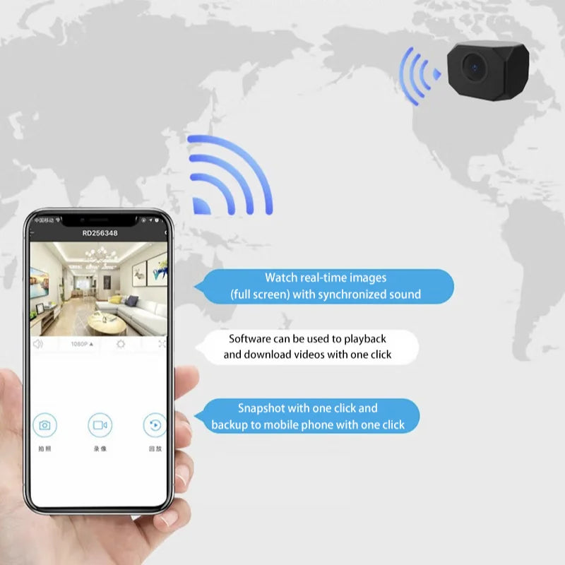 4K WiFi Security Camera Indoor Wireless Mini Home IP Camera APP Remote Monitor Night Vision Motion Detection 2 Way Audio 2026