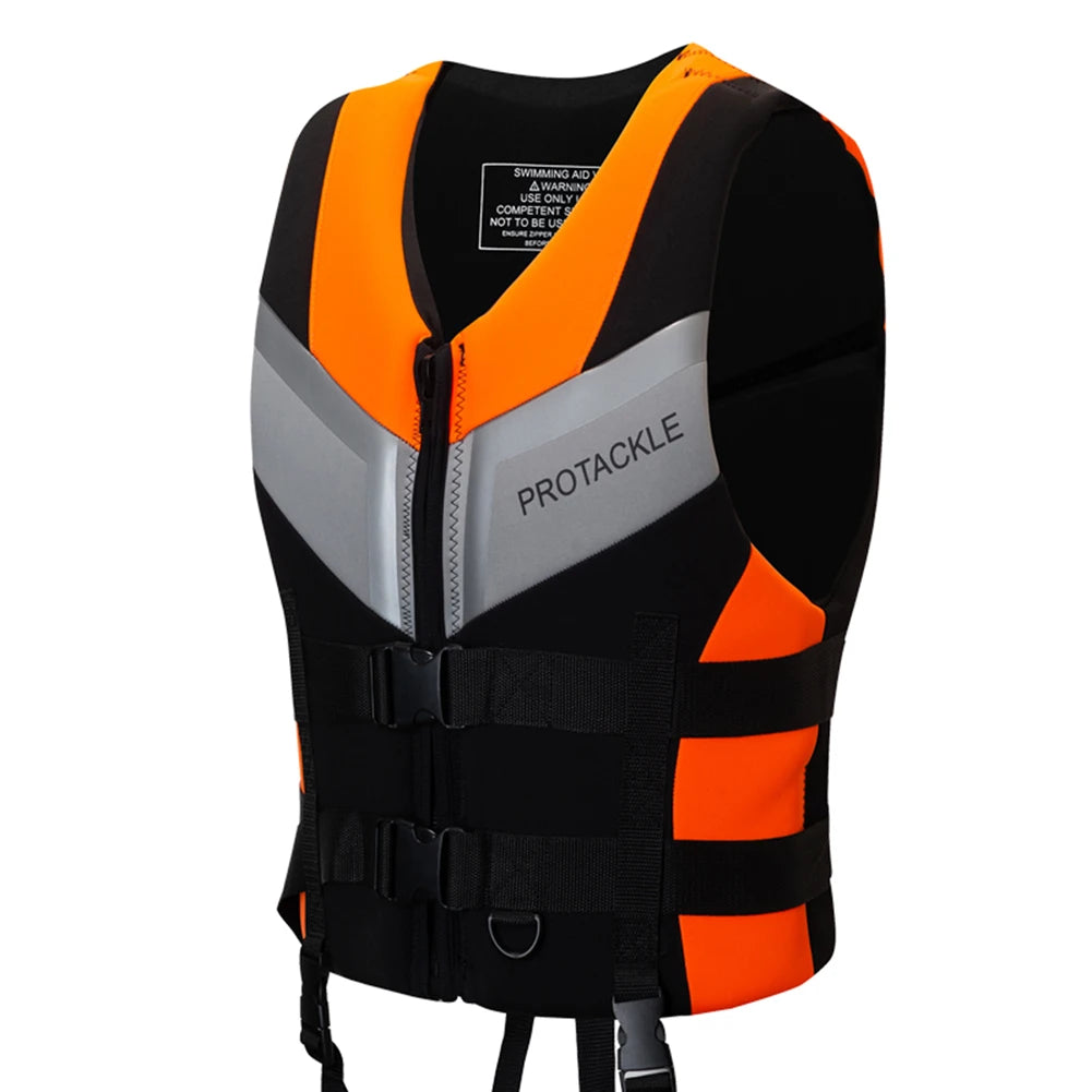 Fishing Water Ski Vest Buoyancy Boating Skiing Driving Vest Lightweight Safety Buckle Floating Foam for Surfing Sailboard Rowing