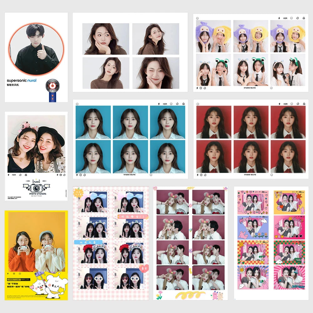 customize Commercial Use Custom Made Photo Booth Automatic Machine Multiple Scene Setup Selfie Photo Booth with Camera