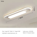 LED Modern Ceiling Light 220V Oval Strip Light Home Decor Corridor Light for Stairwells Balcony Living Room Lighting Fixture
