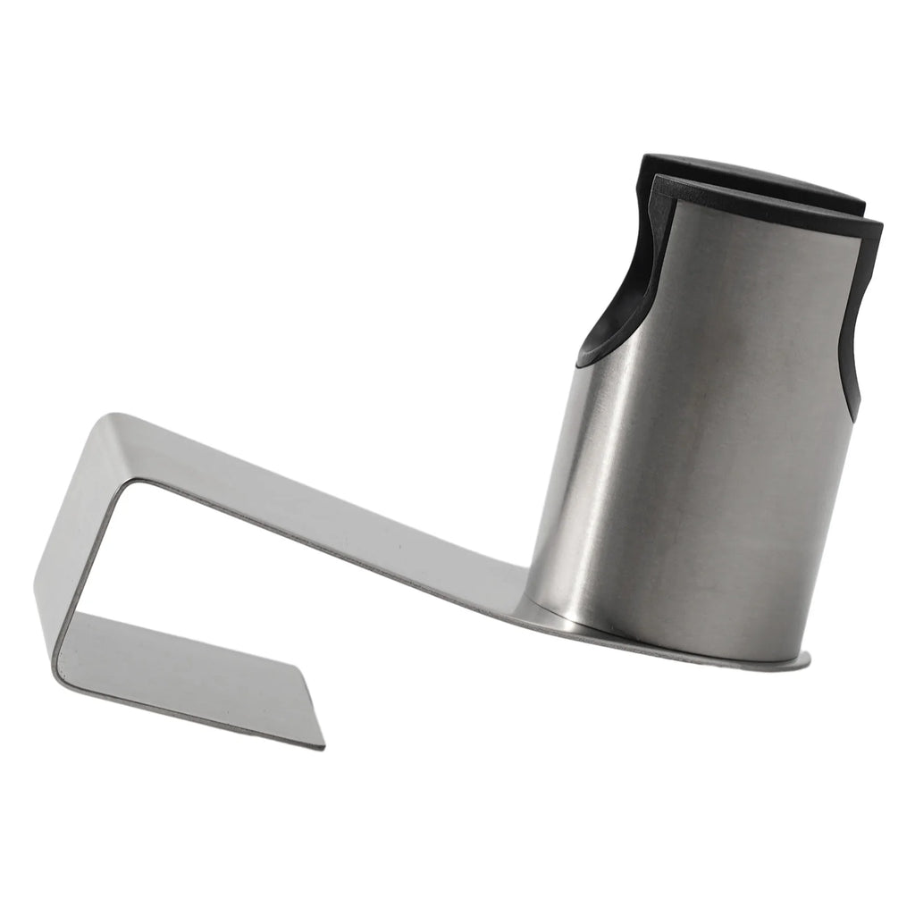 Bidet Sprayer Holder for Toilet Bathroom in Brushed Nickel Stainless Steel with Dual Mount Capability for Wand Use