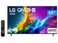 Smart TV 65 "4K QNED LG 65QNED80TSA WebOS 24 Processor α5 Ger7 Wi-Fi Bluetooth with Alexa Chromecast 3 HDMI 2 USB
