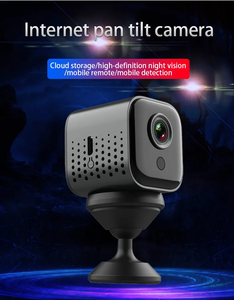 HD Mini Wireless WiFi Infrared Night Camera Home Indoor Wireless Remote Monitoring Camera Remote Network Portable Security Camer