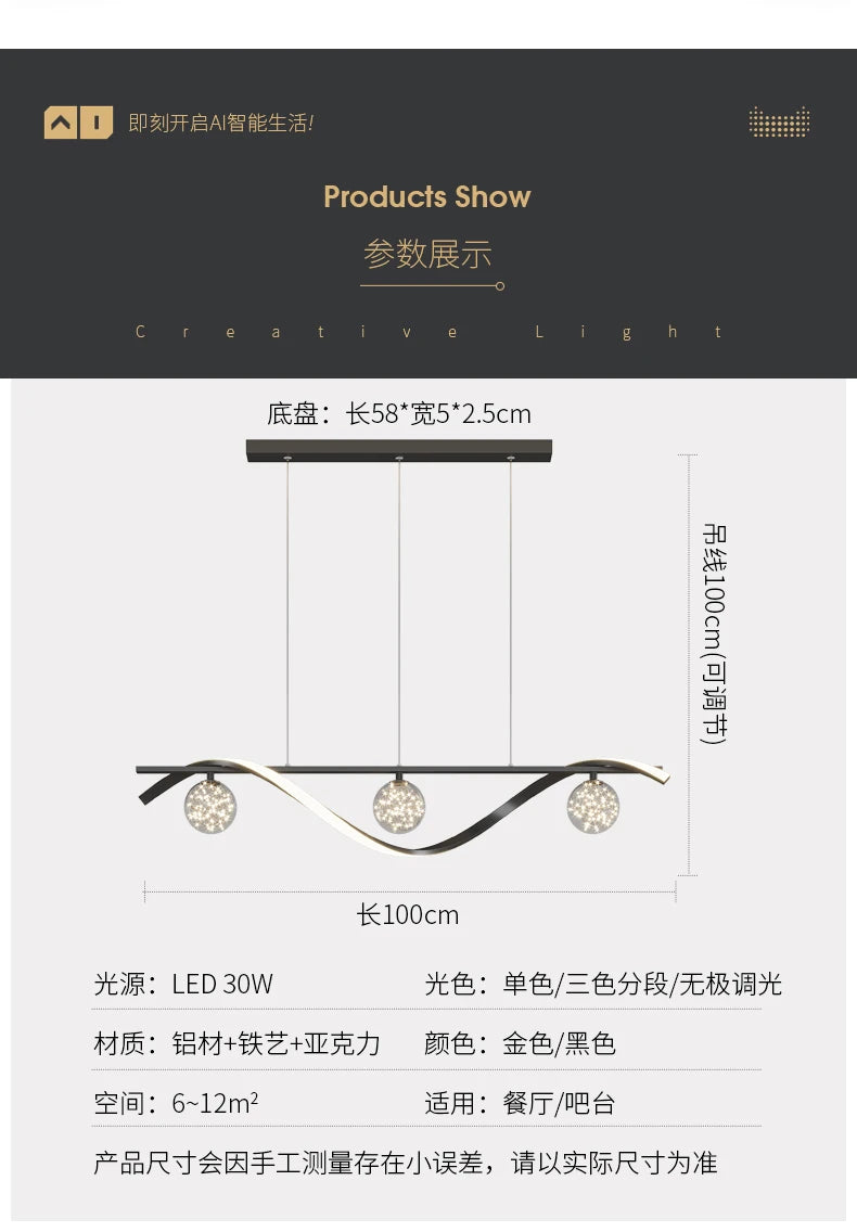 New Luxury LED babysbreath Modern Ceiling Hanging Lamp lustre for Living Dining Room Pendant Lights Fixtures suspension