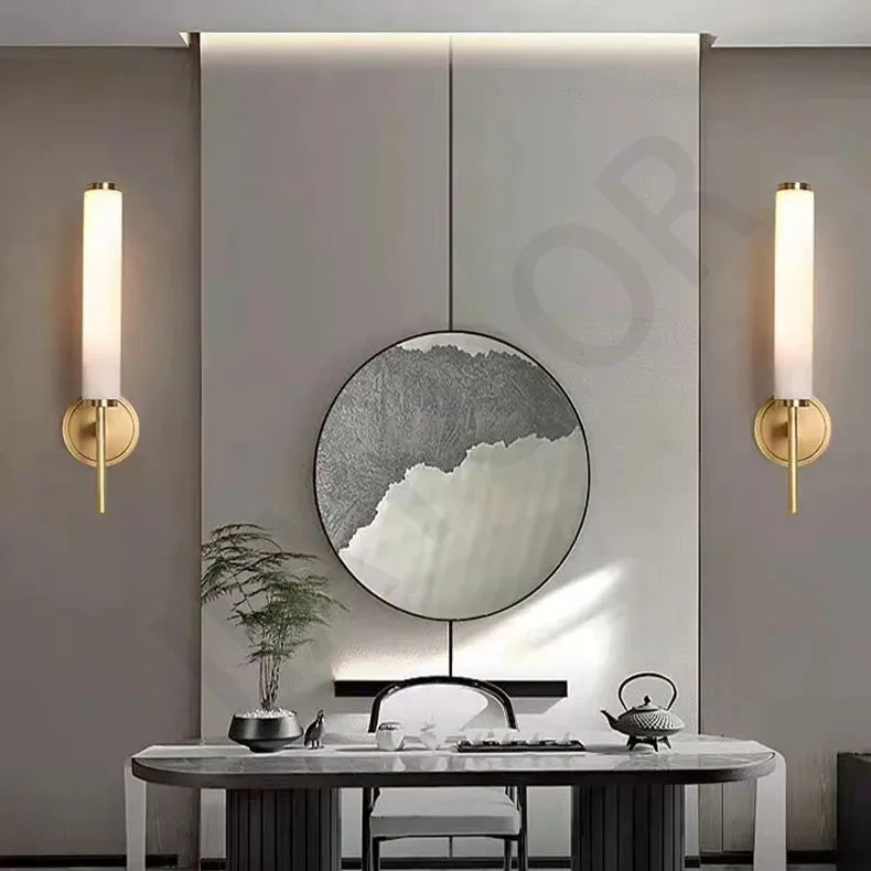 LED Interior Wall Lights Sconces Copper Room Decoration Wall Night Lamp Indoor Fixture Bedroom Home Dining Table Light Lustre