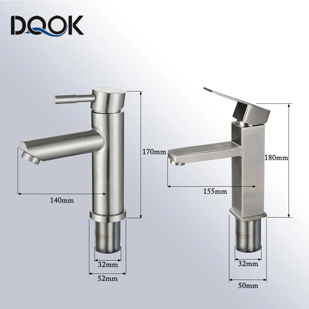 Bathroom Faucets Hot and Cold Mixer Faucets Vanity Bathroom Kitchen Deck Mounted Bathroom Sink Faucets（hose not include）