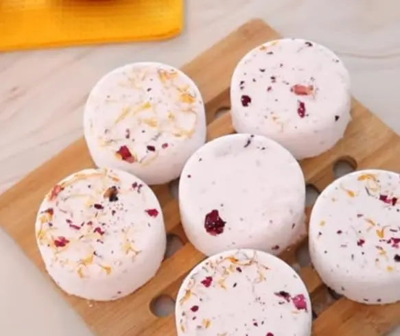 Eco-Friendly Organic 100% Natural Essential Oil Shower Steamer Tablets Aromatherapy Bombs Customizable Fragrance Color ISO