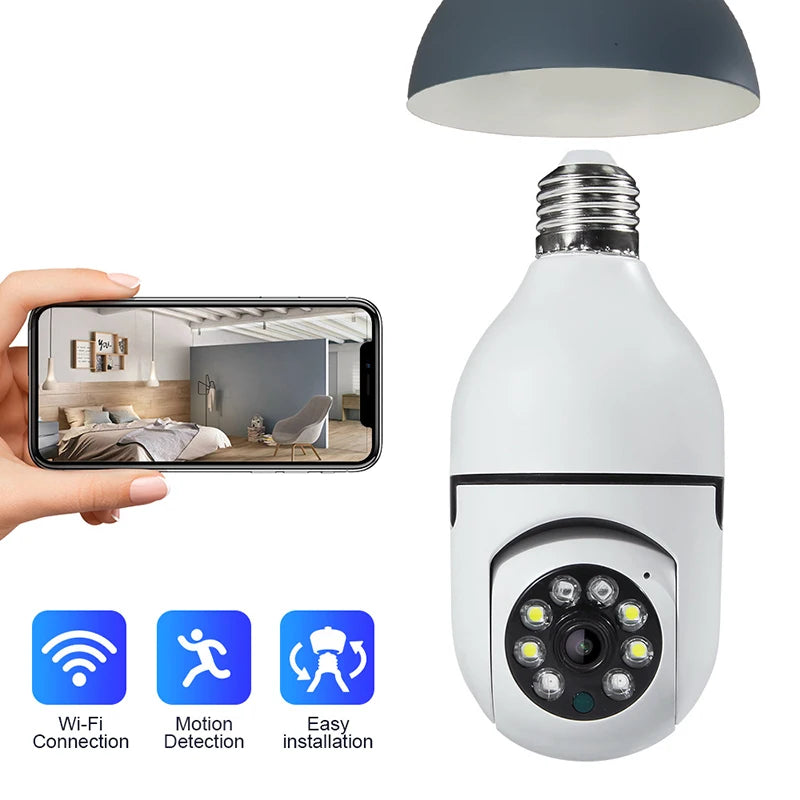 Security Camera 4K FullHD WiFi Surveillance With Motion Detection Infrared Night Vision Security Cam
