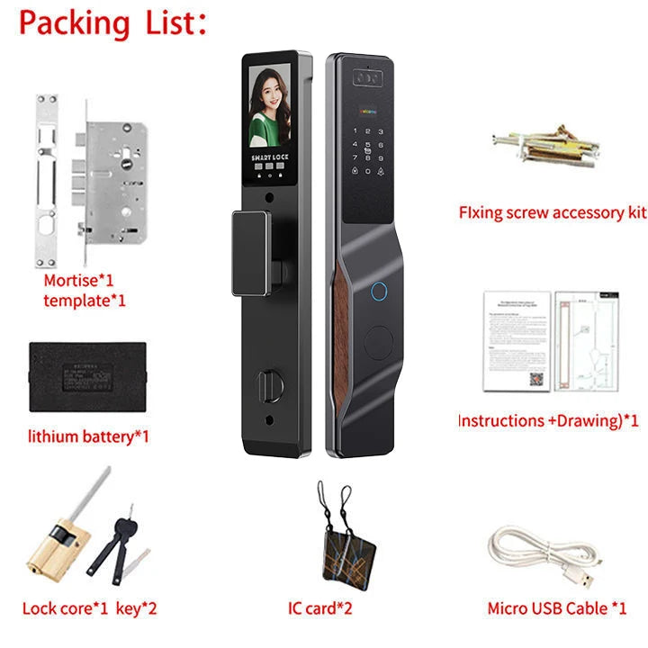 Fingerprint Lock Vein Recognition Intelligent Door Lock Intelligent Home Linkage Anti-theft Door Electronic Lock