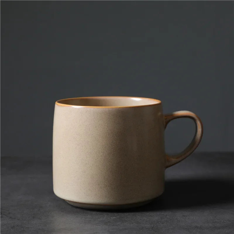 Ceramic Breakfast High-Looking Couple Water Cup Stoneware Coffee Cup Vintage Mug Nordic Creative