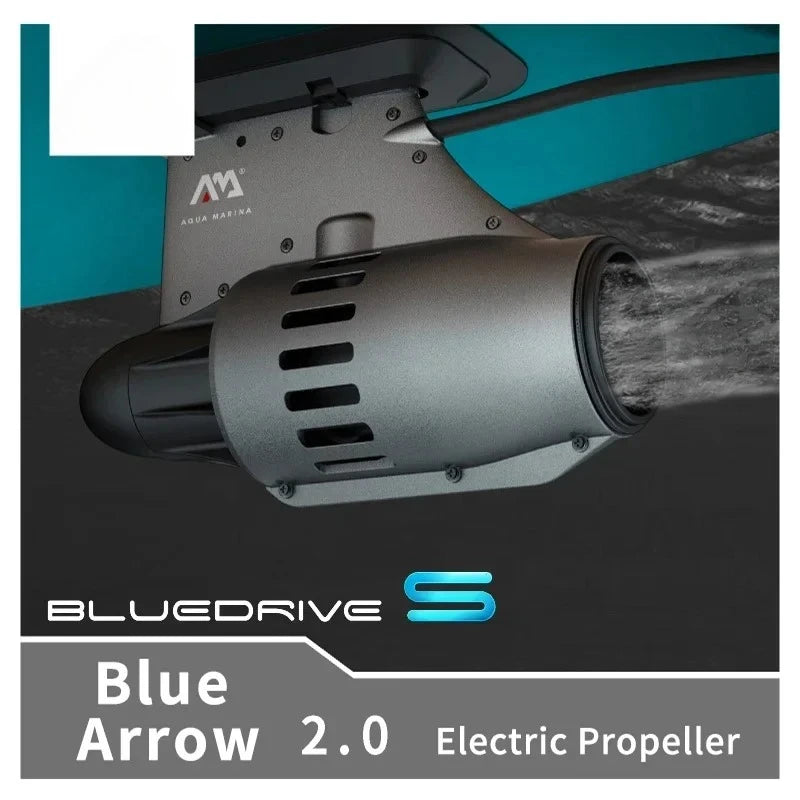 Electric SUP Motor 12V 240W, Portable Paddle Board Fin Propulsion Engine with 8.8Ah Lithium Battery for Kayak Canoe Surfboard