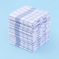 6/12Pcs, 45Cm*60Cm, Two-Color Kitchen Tea Towels, Pure Cotton Striped Plaid Kitchen Towels, Blue/Red Plaid, Dining Supplies, Kit
