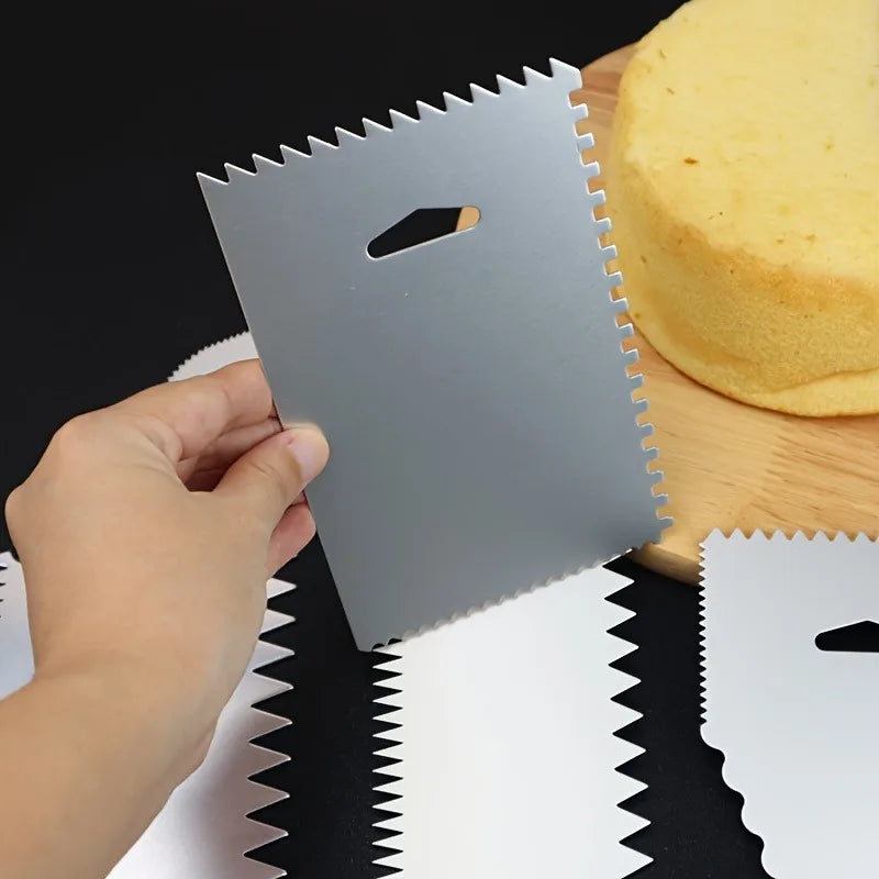 Stainless Steel Cake Scraper Cakes Cream Flatner Scrapers DIY Baking Tool Kitchen Gadgets