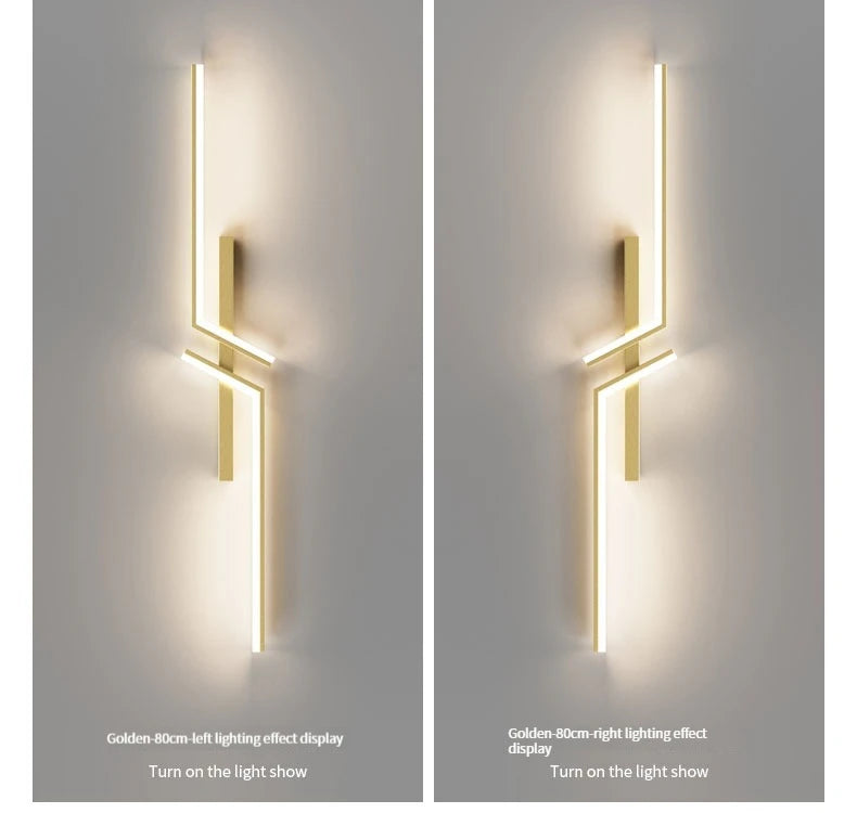 Modern Minimalist LED Wall Lamps - Bedside Interior Lighting for Living Room Bedroom Stairs - TV Backlight Wall Decor Lights