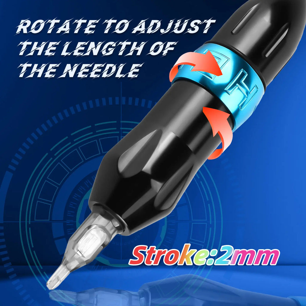 Rocket Motor Tattoo Pen Rotary Tattoo Machine Tattoo Cartridges Needles Gun Equipment For Semi Permanent Microblading Makeup
