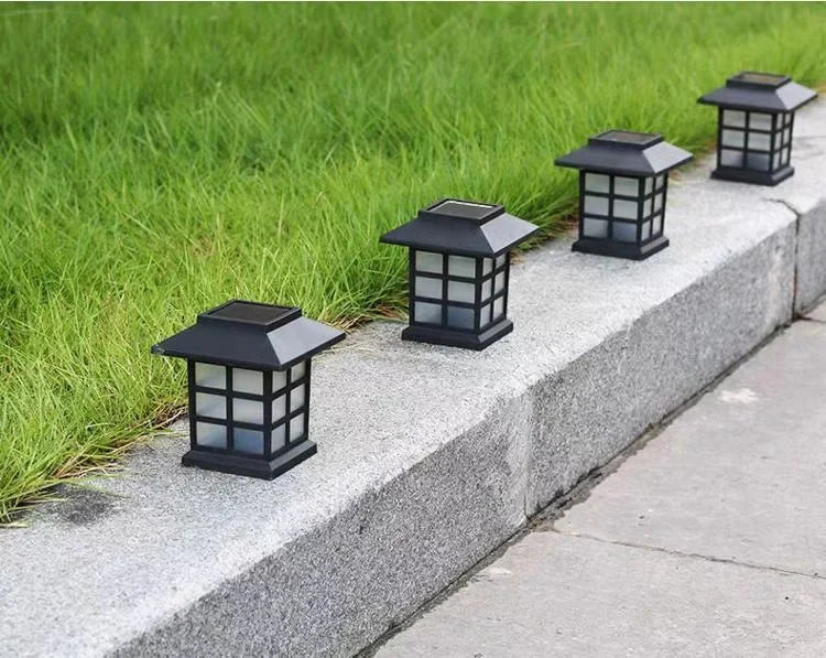 Outdoor Solar Lights Garden Lights Solar Powered Lamp Lantern Waterproof Landscape Lighting Pathway Yard Lawn Garden Decoration