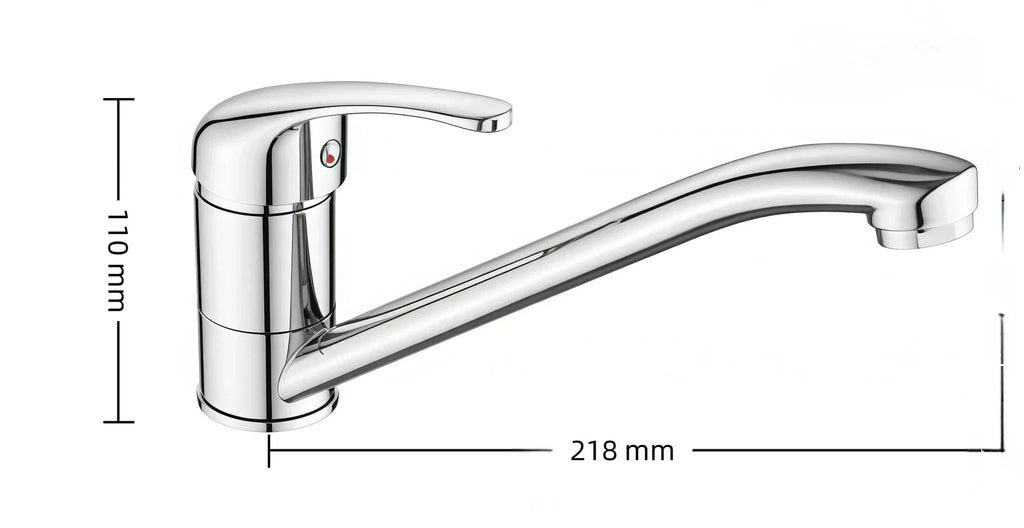 Wall Mounted Chrome Bathroom Shower Faucet Single Handle Bathtub Mixer Tap Hot Cold Water Valve with G1/2 Shower Hose Connector