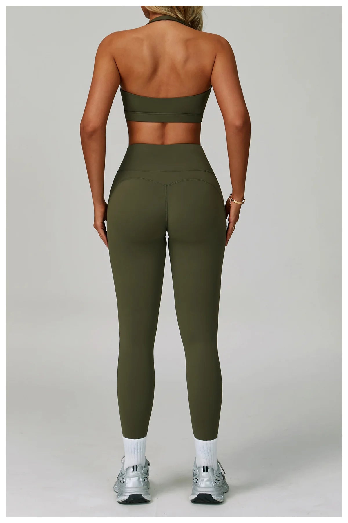 2Pcs Sets Women's Tracksuit Fitness Clothes Yoga Sets Sportswear Workout Bra High Waist Leggings Set Gym Clothing Sports Suits