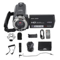 Video Camera Camcorder 30MP 1080P HD 3 Inch TFT LCD Screen 16x Zoom Night Vision Vlogging Camera with Microphone Remote Control