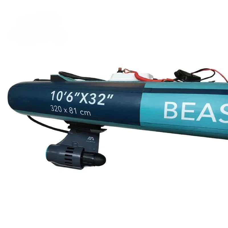 Electric SUP Motor 12V 240W, Portable Paddle Board Fin Propulsion Engine with 8.8Ah Lithium Battery for Kayak Canoe Surfboard