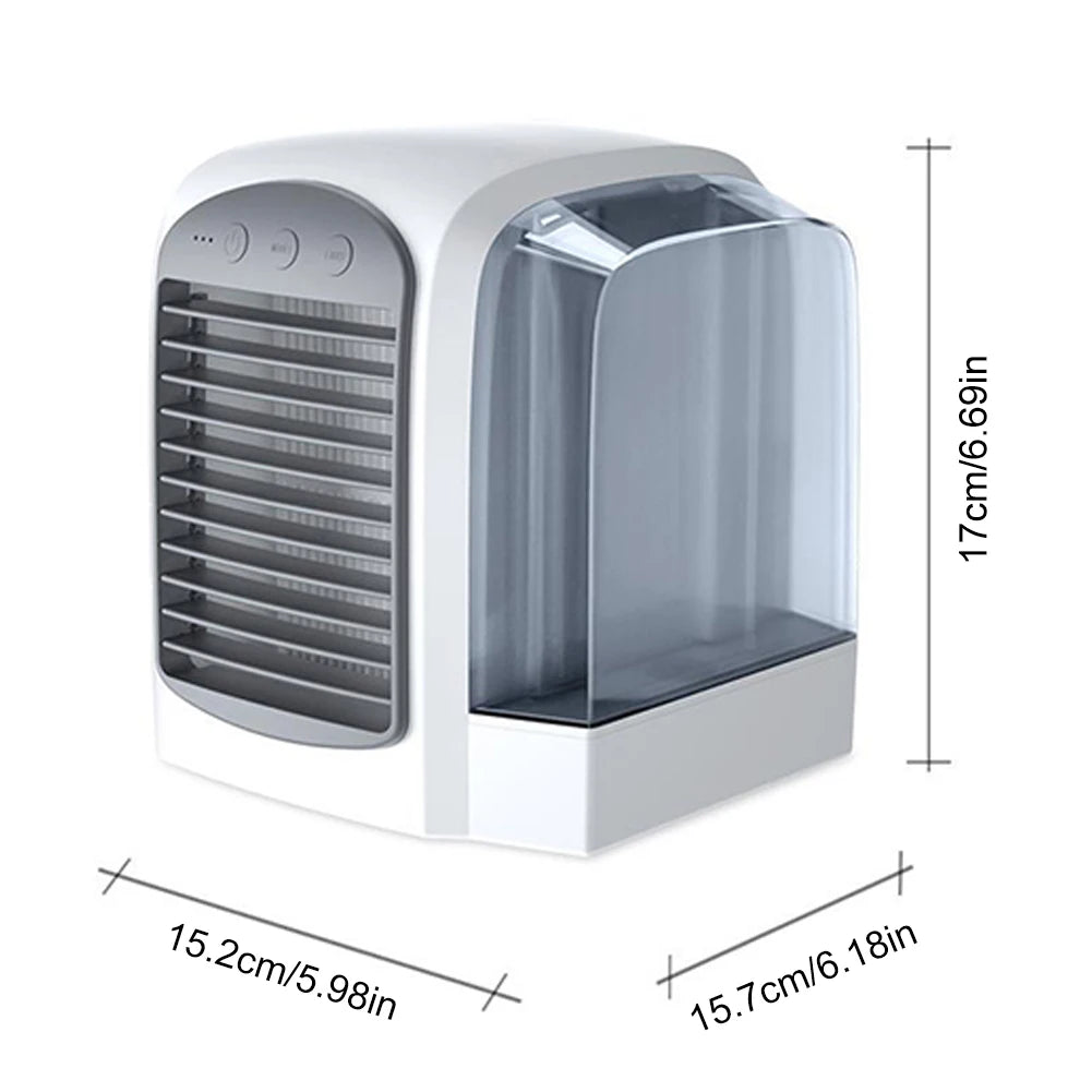 Water-Cooled Air Conditioner  Cooling Machine Humidifier Mini  Conditioner Tank Portable  Chiller for Home Office