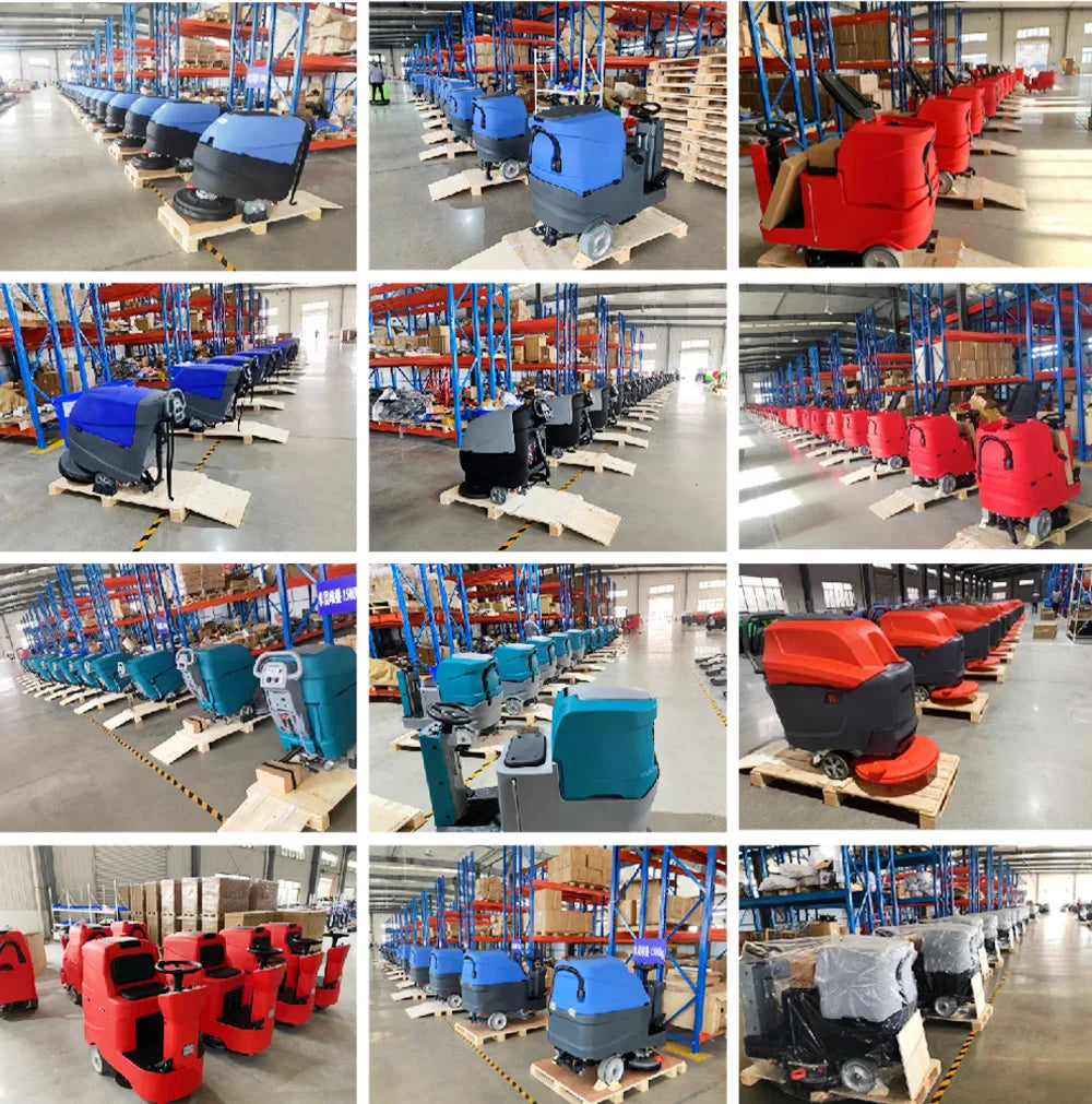 T5B Electric Walk-Behind Scrubber Dryer Battery-Fueled Carpet Cleaning Heavy Duty Vacuum Cleaner Carpet Extractor Machine