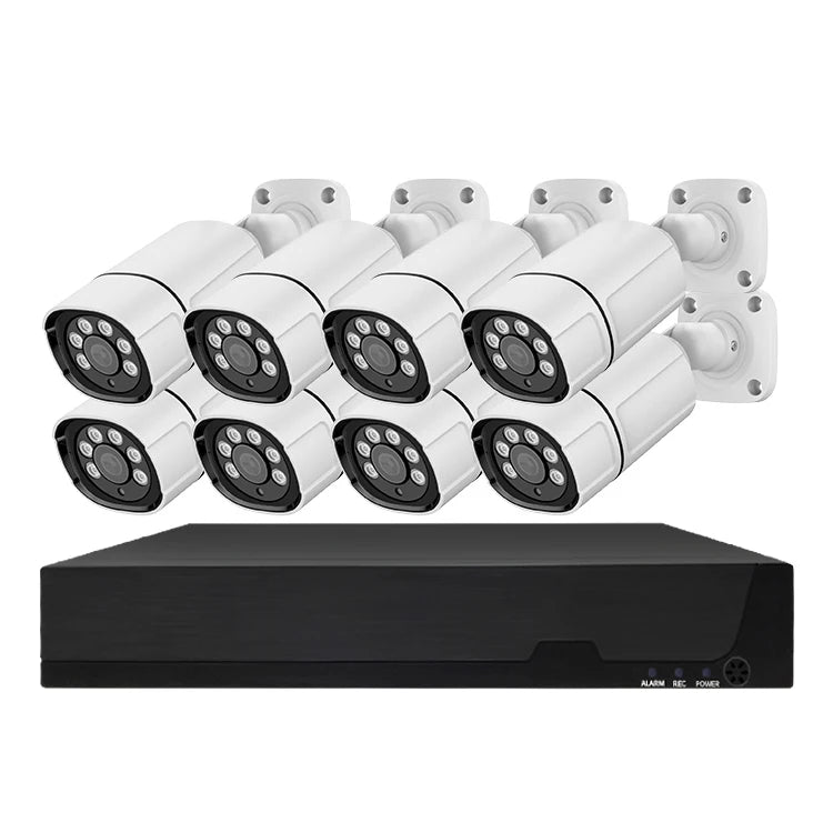 4mp 5mp 4k 8mp 8ch Security Poe Camera System Outdoor Home Poe Nvr Kit Cctv Ip Cameras Surveillance Security Camera System