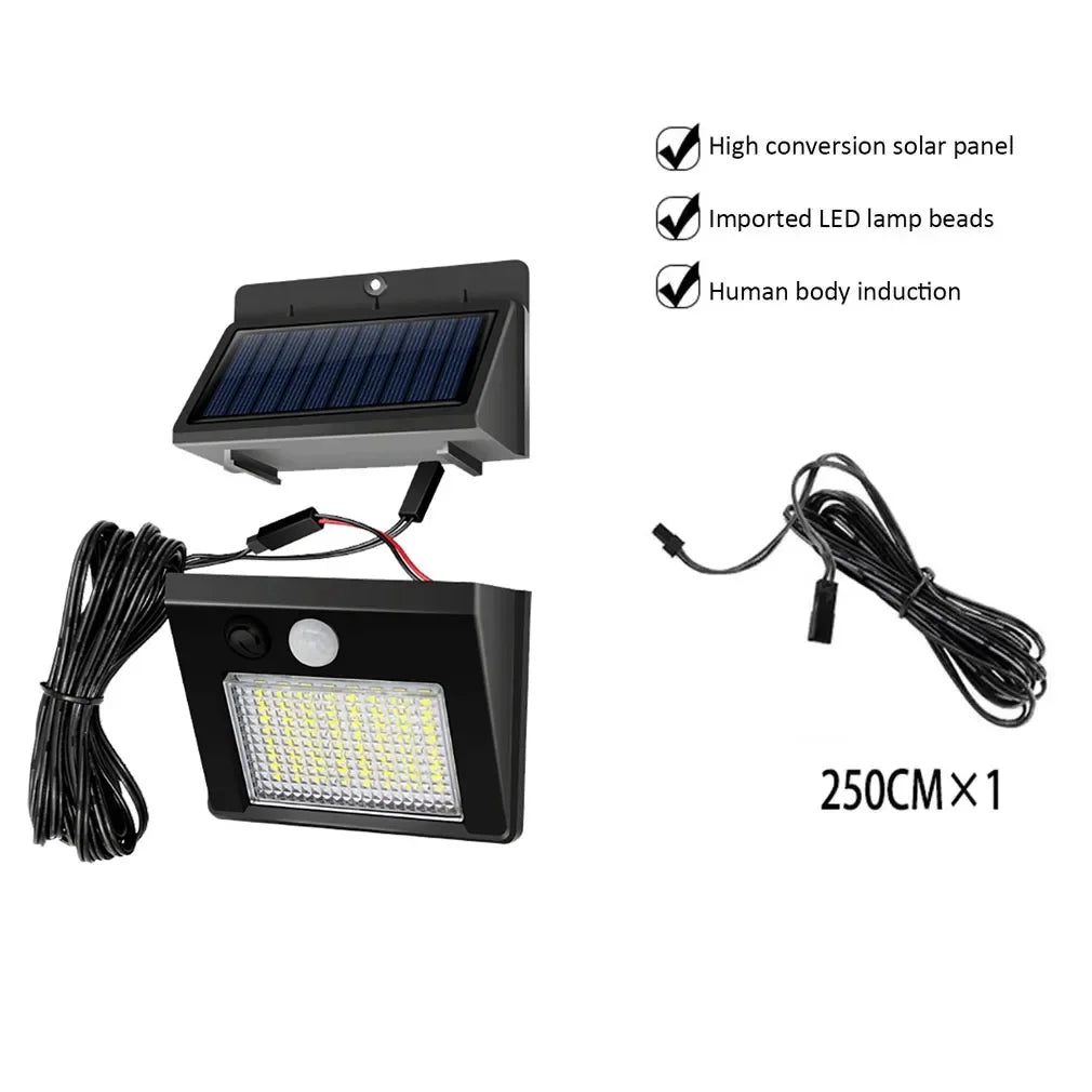 20/30/48LED Solar Lights Outdoor 3 Mode Waterproof Motion Sensor Security Lighting LED Wall Street Lamp for Garden Porch Light